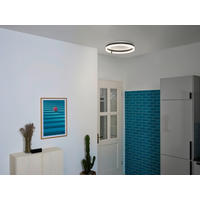 LED-DECKENLEUCHTE 50/9,4 cm   - Schwarz, Design, Kunststoff (50/9,4cm) - Osram