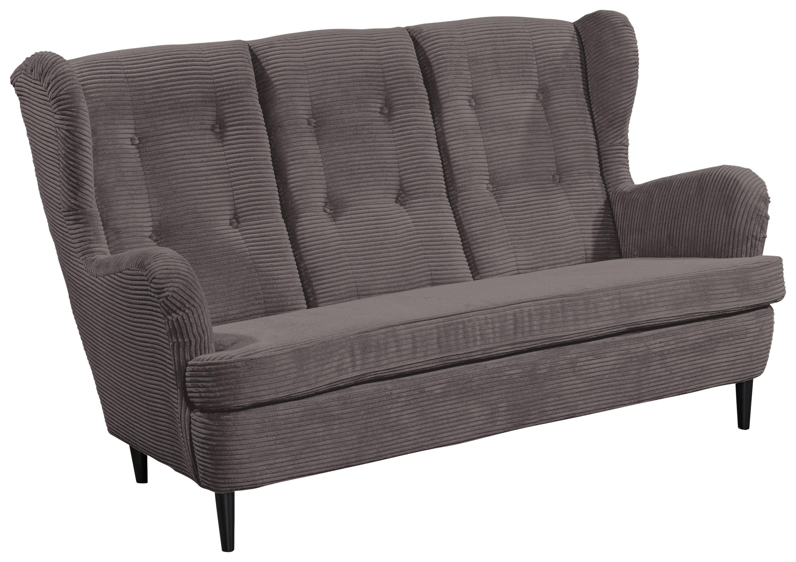 KÜCHENSOFA  - Schwarz/Mokka, KONVENTIONELL, Holz/Textil (176/103/98cm) - MID.YOU