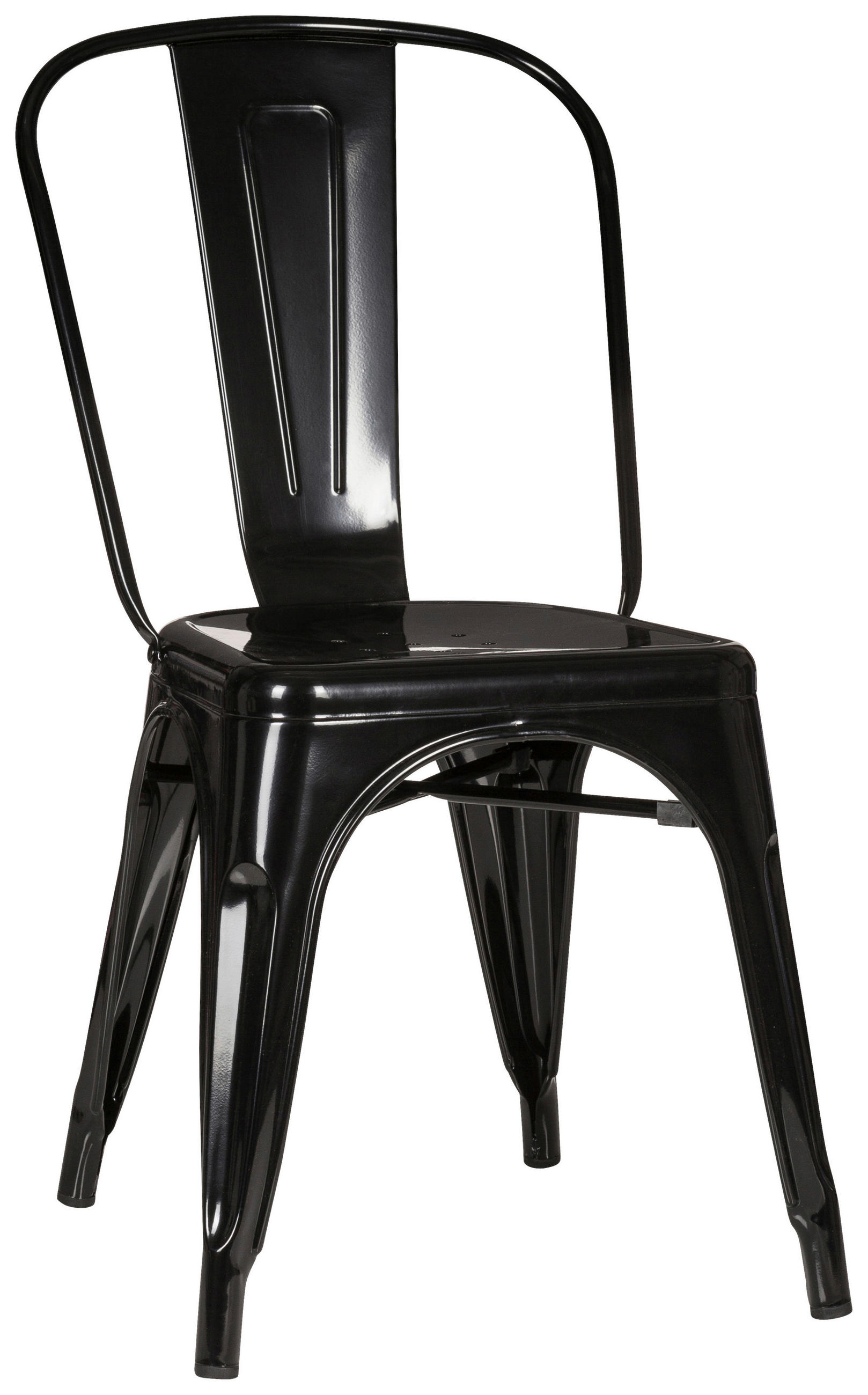 STUHL  in Stahl Metall  - Schwarz, Basics, Metall (44/84/54cm) - MID.YOU