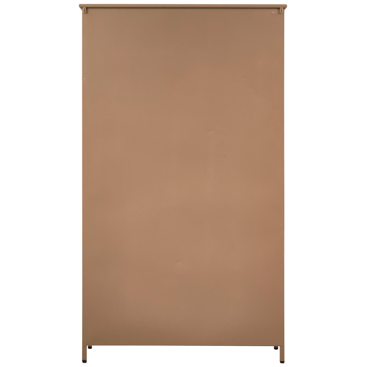 VITRINE in Khaki  - Khaki, Design, Glas/Metall (99/170/44cm) - Livetastic