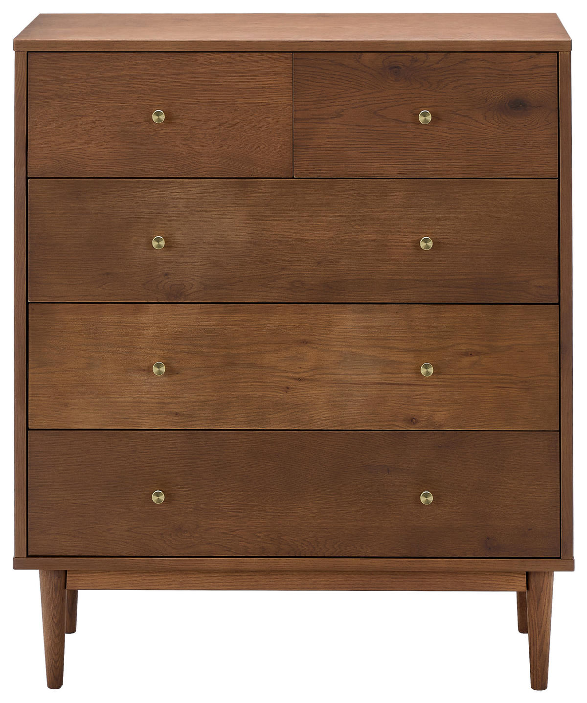 SIDEBOARD 85/99/40 cm  - Goldfarben/Walnussfarben, LIFESTYLE, Holz/Holzwerkstoff (85/99/40cm) - MID.YOU
