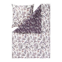 BETTWÄSCHE Natürlich Estella Makosatin 135/200 cm  - Pflaume, Design, Textil (135/200cm) - Estella