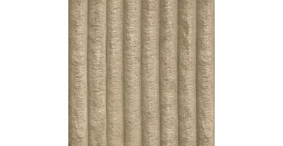 BIGSOFA in Cord Beige - Beige/Schwarz, MODERN, Kunststoff/Textil (230/85/190cm) - Carryhome
