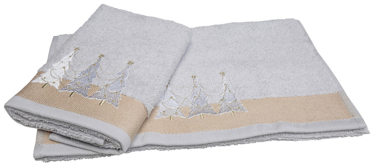 RUČNÍK PRO HOSTY, 30/50 cm, barvy zlata - barvy zlata, Konvenční, textil (30/50cm) - X-Mas