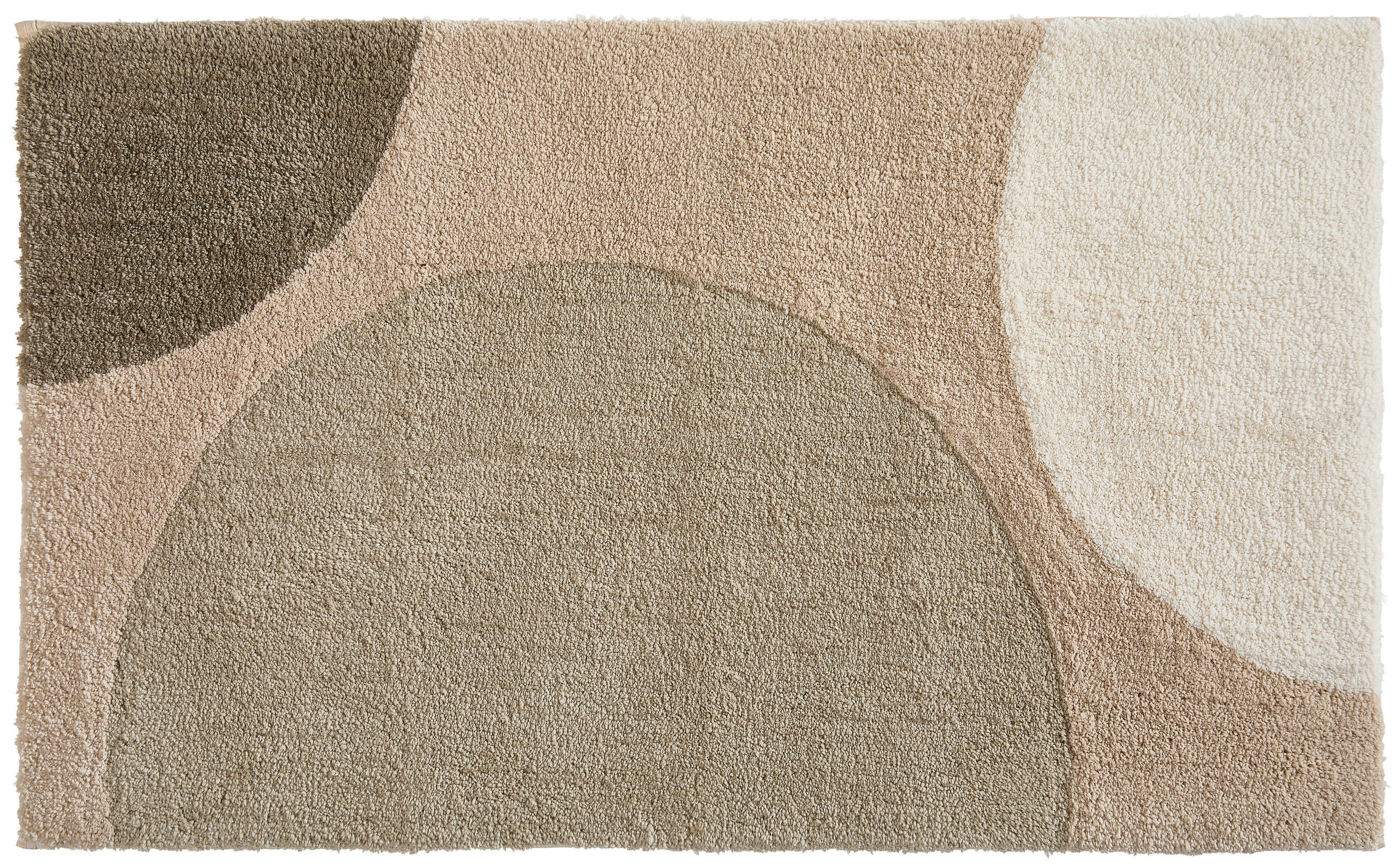 BADEMATTE Sandfarben 60/100 cm  - Sandfarben, Basics, Kunststoff/Textil (60/100cm) - Esposa