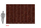 FOTOTAPETE  - Rot/Braun, Trend, Papier (400/280cm) - Komar