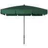 SONNENSCHIRM 185x120 cm Dunkelgrün  - Dunkelgrün/Anthrazit, Basics, Textil/Metall (185/120cm) - Doppler