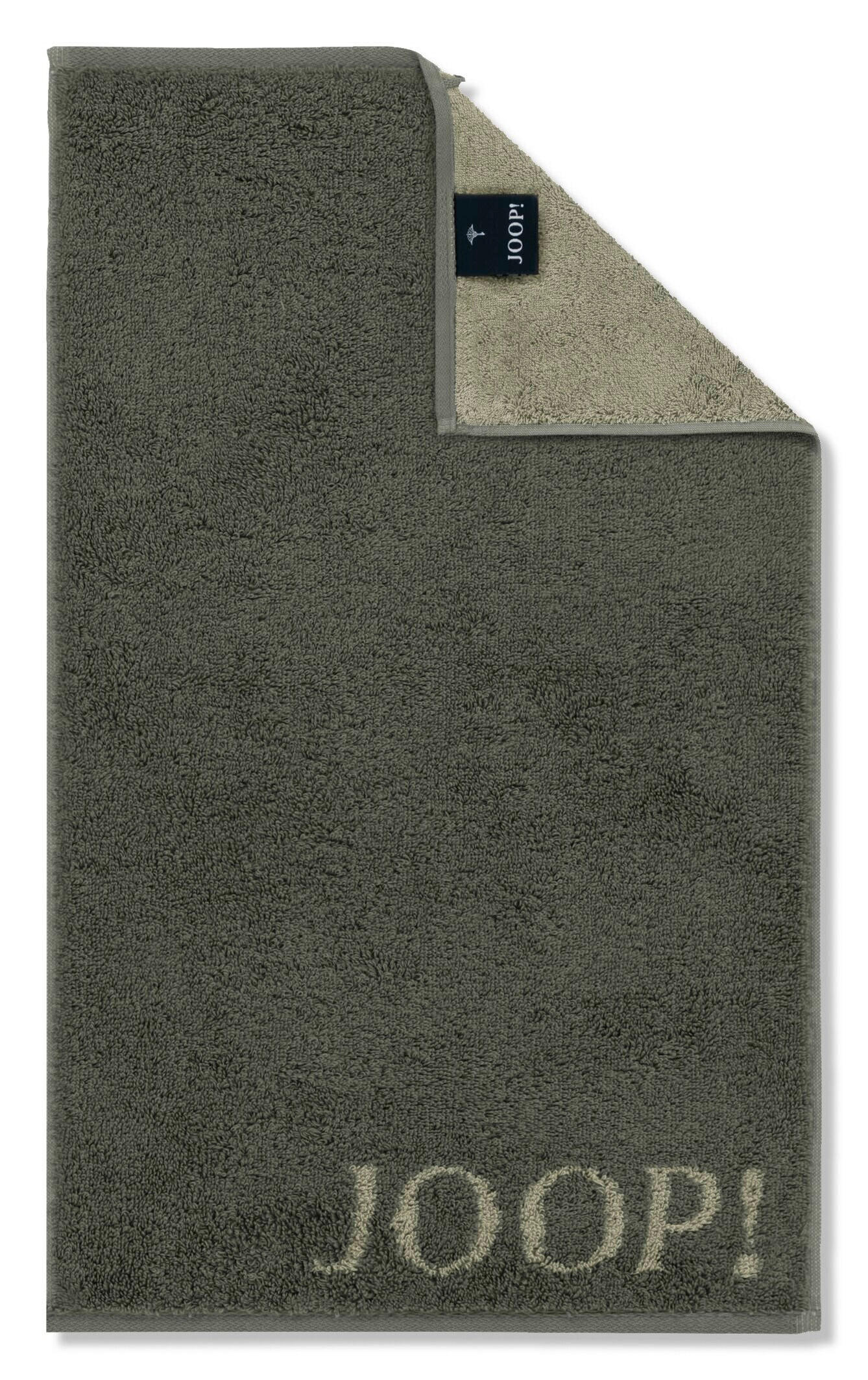 GÄSTETUCH Contour Doubleface Beige, Dunkelgrau, Taupe 30/50 cm  - Taupe/Dunkelgrau, Basics, Textil (30/50cm) - Joop!