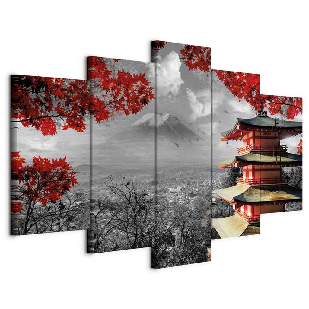 Leinwandbild Adventure Multicolor B: 100 Cm