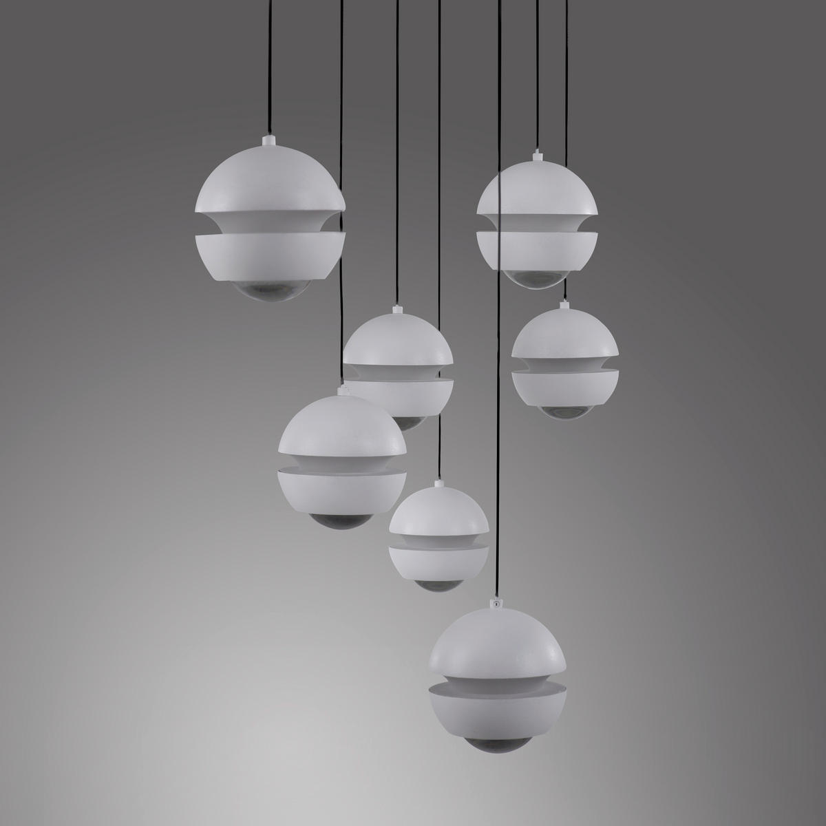 LED-PENDELLEUCHTE 90/30/220 cm  - Weiß, Design, Kunststoff/Metall (90/30/220cm) - Schöner Wohnen