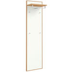 GARDEROBENPANEEL  in 44/183/29 cm  - Eichefarben/Weiß, Design, Holz/Holzwerkstoff (44/183/29cm) - Novel