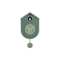 WANDUHR   - Jadegrün, Basics, Kunststoff (17.5/9/33cm) - Karlsson