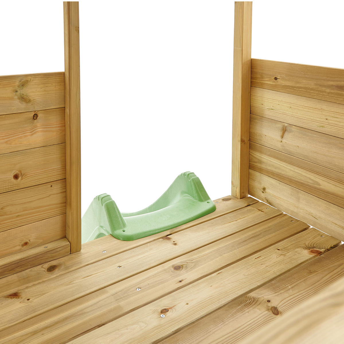 SPIELHAUS  - Fichtefarben, KONVENTIONELL, Holz (241/167/205cm) - Ambia Garden
