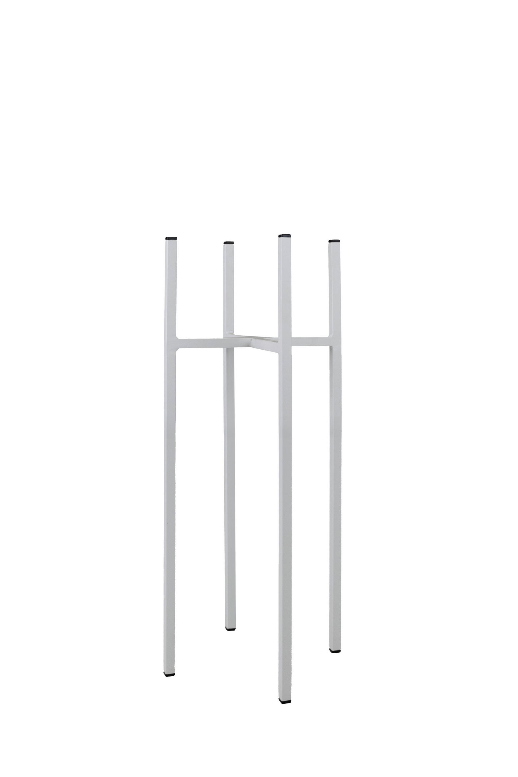 BLUMENSTÄNDER Metall  - Weiß, Basics, Metall (26/60/26cm)