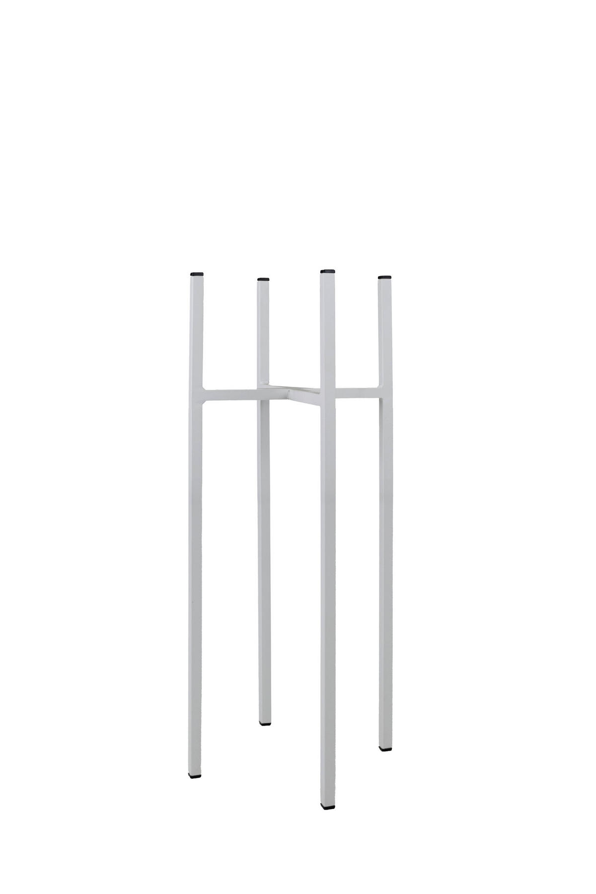 BLUMENSTÄNDER Metall  - Weiß, Basics, Metall (26/60/26cm)