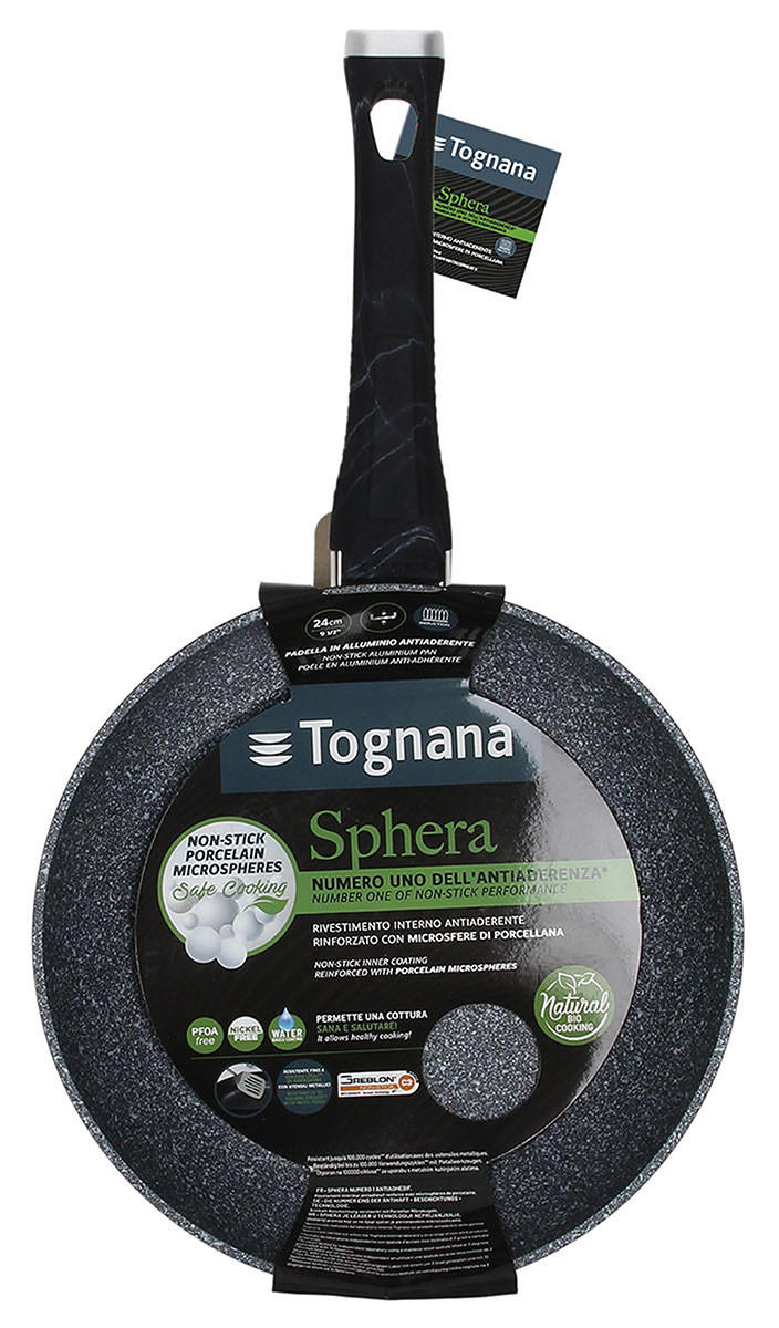 TIGANJ  26 cm        - crna, Osnovno, metal (26cm) - Tognana