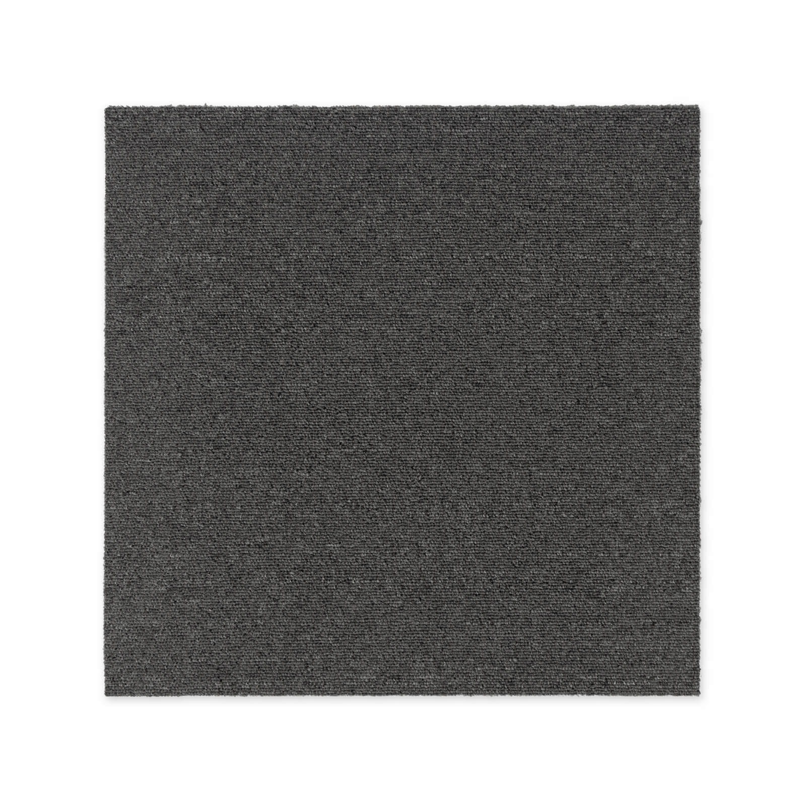 TEPPICHFLIESE Moscow 50/50 cm  in Dunkelgrau  - Dunkelgrau, Basics, Textil (50/50cm) - Floordirekt