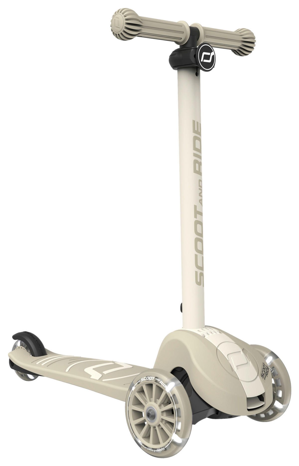 KINDERSCOOTER Highwaykick 3S  - Greige, Basics, Kunststoff (27/58/57,5cm) - Scoot and Ride