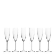Sektglas-Set 6-teilig - Klar, Glas (0,215cm) - LEONARDO