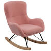 KINDER-SCHAUKELSTUHL - Pink, Basics, Holz/Textil (55/70/63cm) - Livetastic