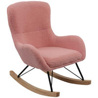 KINDER-SCHAUKELSTUHL - Pink, Basics, Holz/Textil (55/70/63cm) - Livetastic