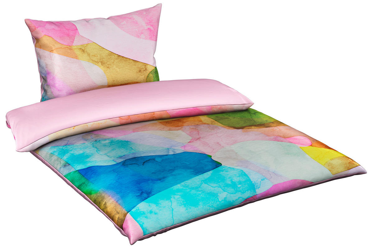 POVLEČENÍ, satén, vícebarevná, 140/200 cm - vícebarevná, Trend, textil (140/200cm) - Esposa