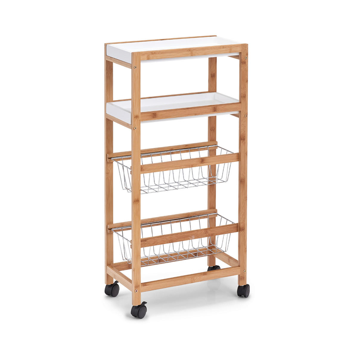 SERVIERWAGEN  - Basics, Holz/Holzwerkstoff (40/22/83cm) - Zeller Present