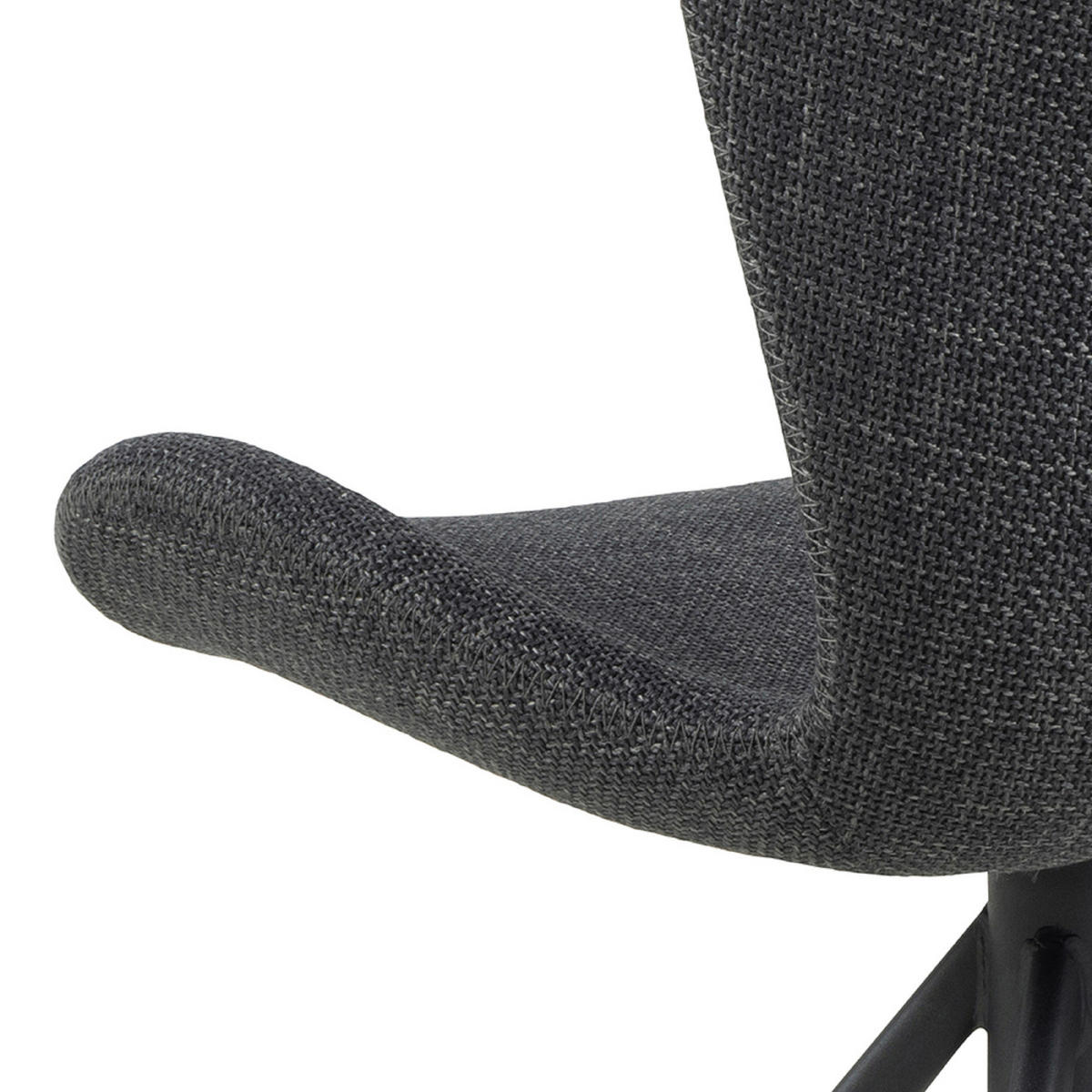 MID.YOU Stuhl drehbar Dunkelgrau & Schwarz finden
