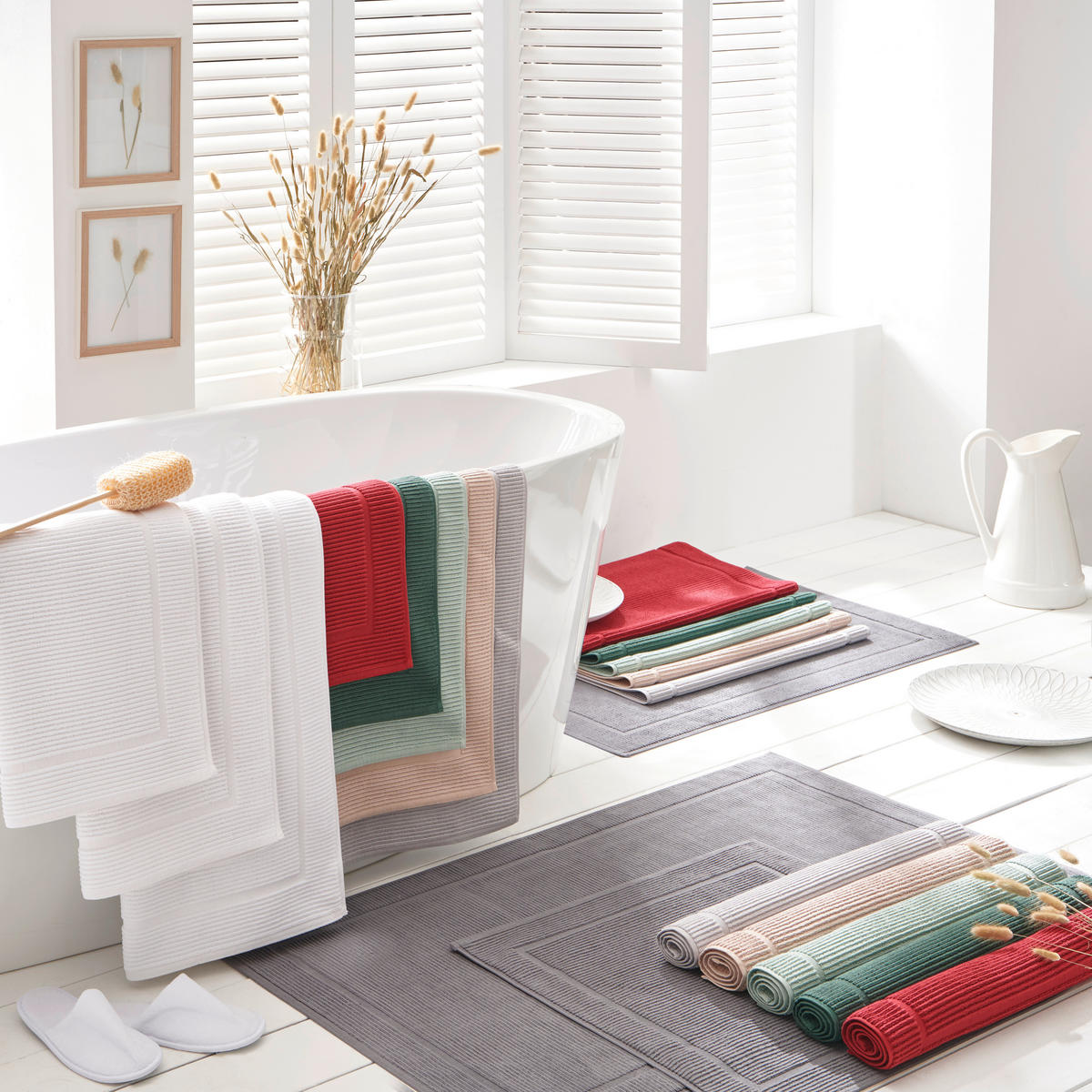 COVORAȘ DE BAIE  50/60 cm  bej   - bej, Basics, textil (50/60cm) - Bio:Vio