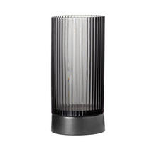 WINDLICHT Grau 8/17,5 cm  - Grau, Basics, Glas/Keramik (8/17,5cm) - ASA