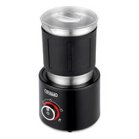 MILCHSCHÄUMER  - Silberfarben/Schwarz, Basics, Kunststoff (12,2/22,7cm) - Trisa Electronics