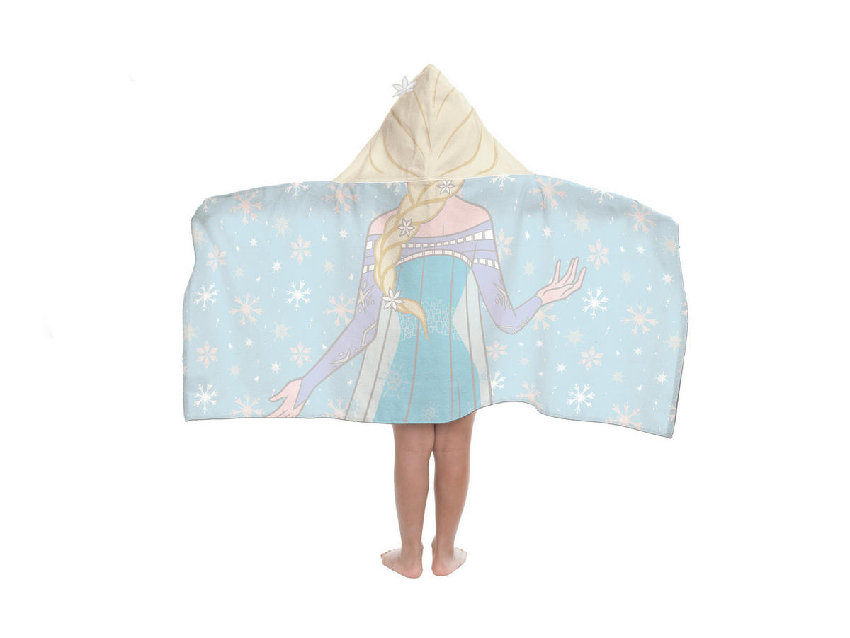 KAPUZENBADETUCH DISNEY FROZEN 130/56 cm  - Hellblau, Basics, Textil (130/56cm)