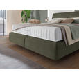 BOXSPRINGBETT 180/200 cm  in Braun  - Schwarz/Braun, Design, Kunststoff/Textil (180/200cm) - Johann Jakob