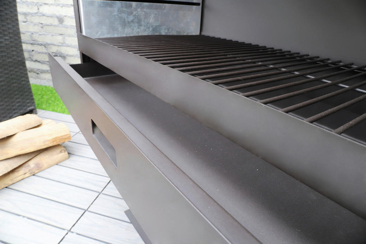 HOLZKOHLEGRILL - KONVENTIONELL (90/160/50cm)