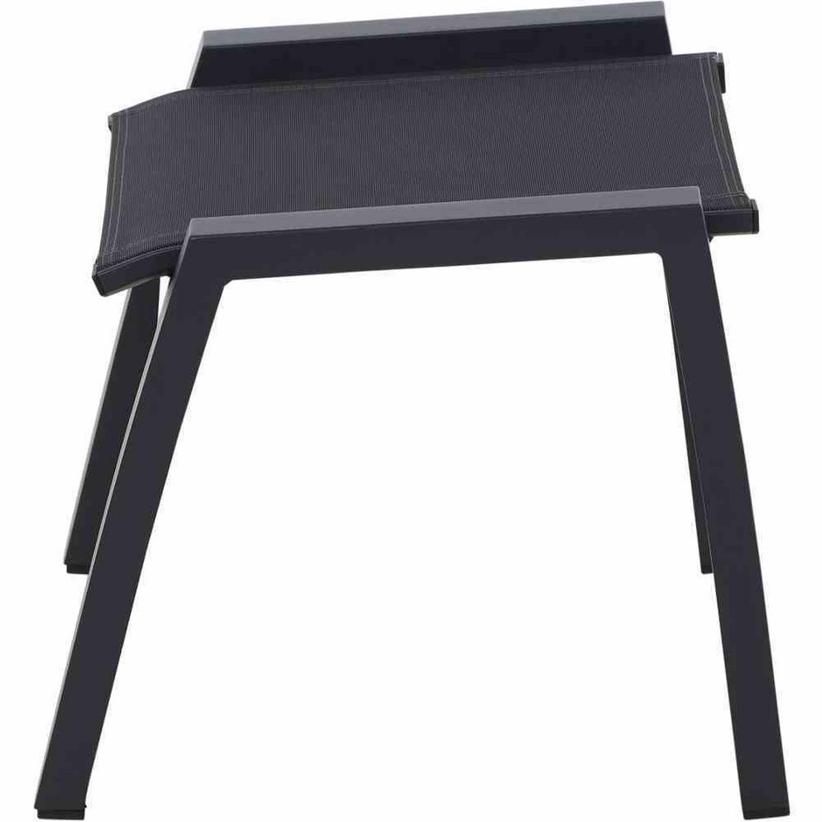 GARTENHOCKER  - Anthrazit/Grau, Design, Textil/Metall (54/42/60cm) - Ambia Garden