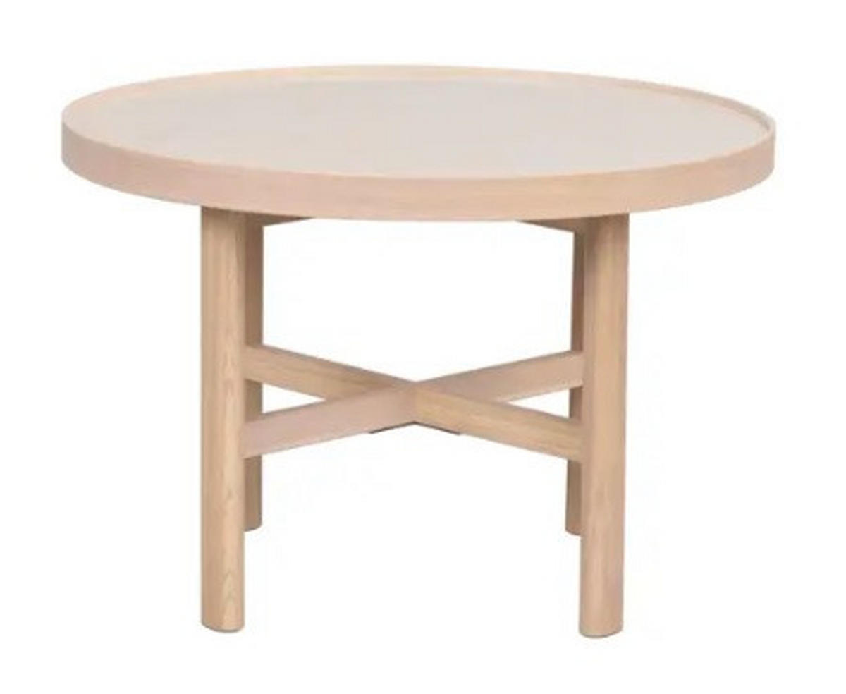 SOFFBORD i trä, keramik 60/40 cm  - vit/ekfärgad, Klassisk, trä/keramik (60/40cm) - Rowico