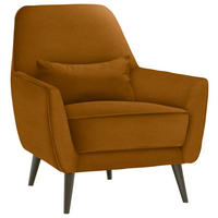 SESSEL in Mikrofaser Gelb  - Gelb/Schwarz, Modern, Holz/Textil (77/86/80cm) - Carryhome