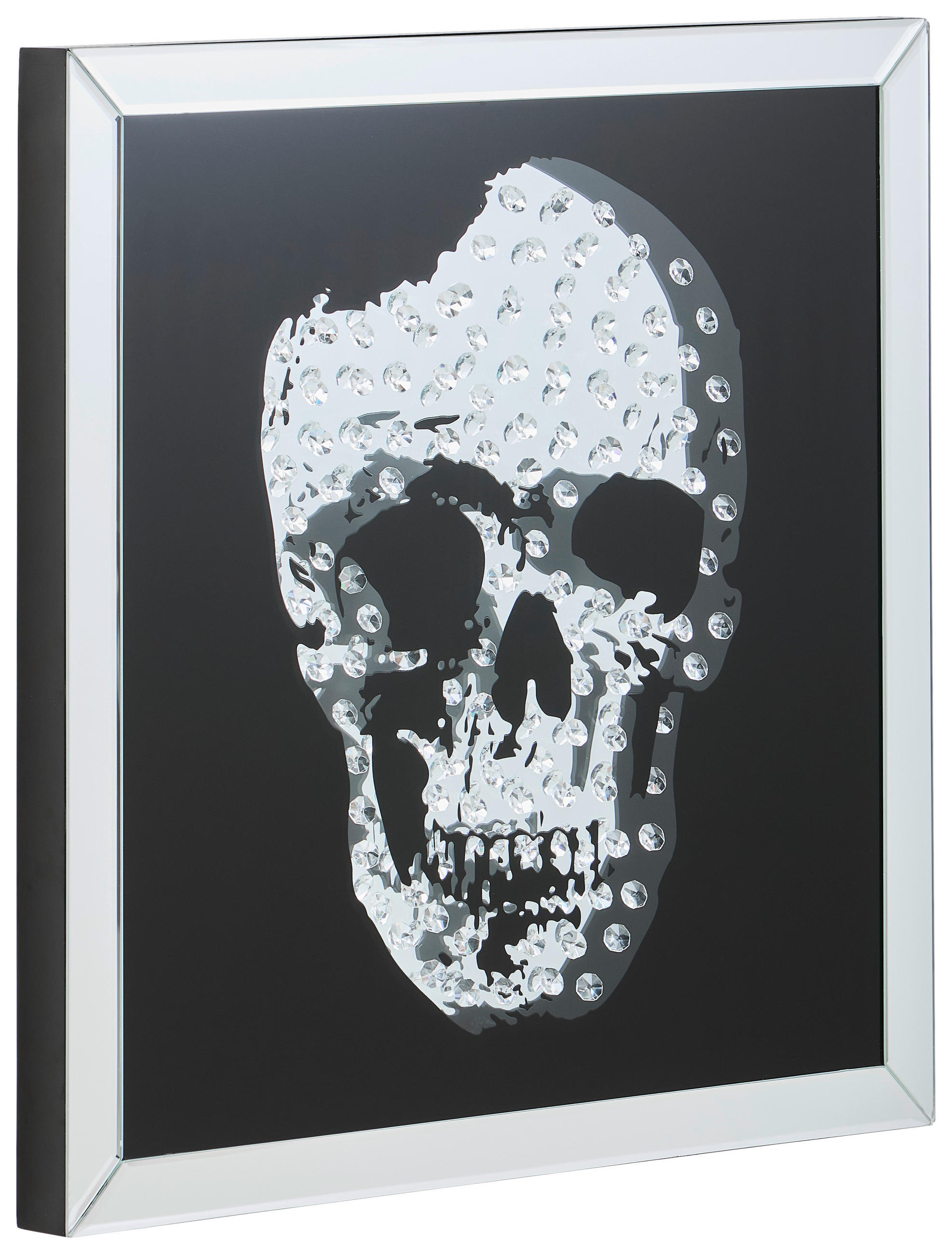 WANDSPIEGEL 60/60/4,5 cm  - Klar, Design, Glas/Holzwerkstoff (60/60/4,5cm) - MID.YOU