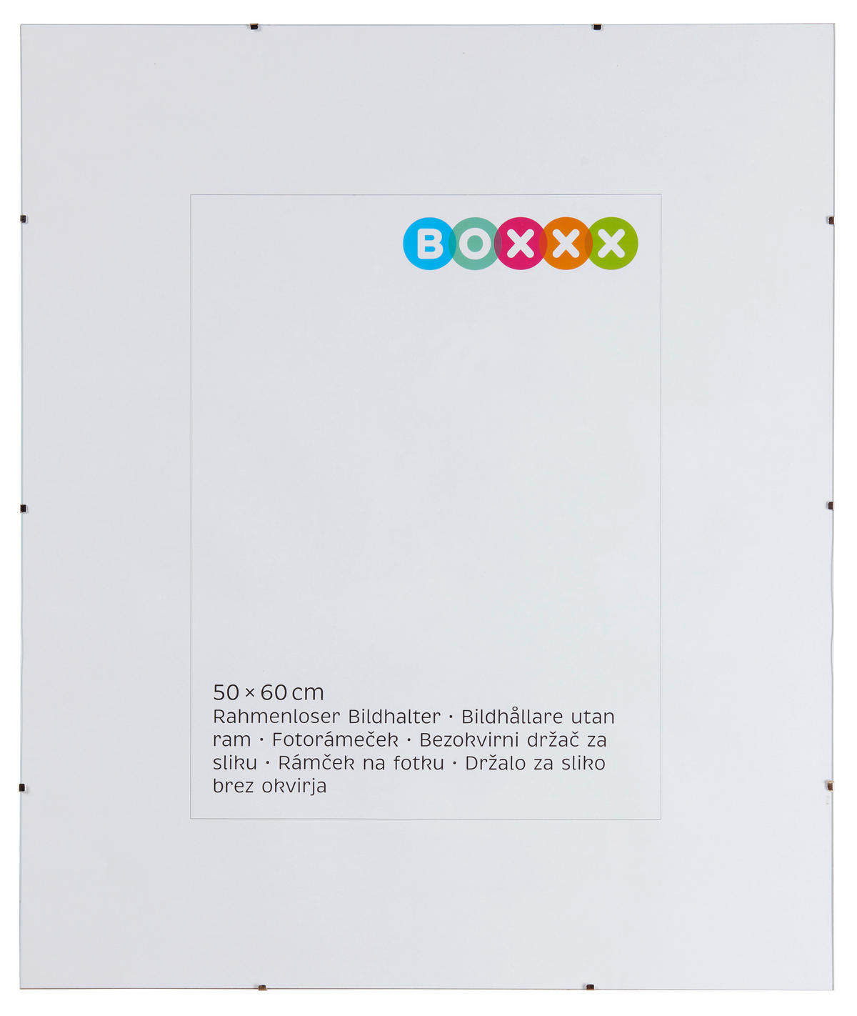 CLIPRAHMEN in Klar  - Klar, Basics, Glas (60/50/1cm) - Boxxx