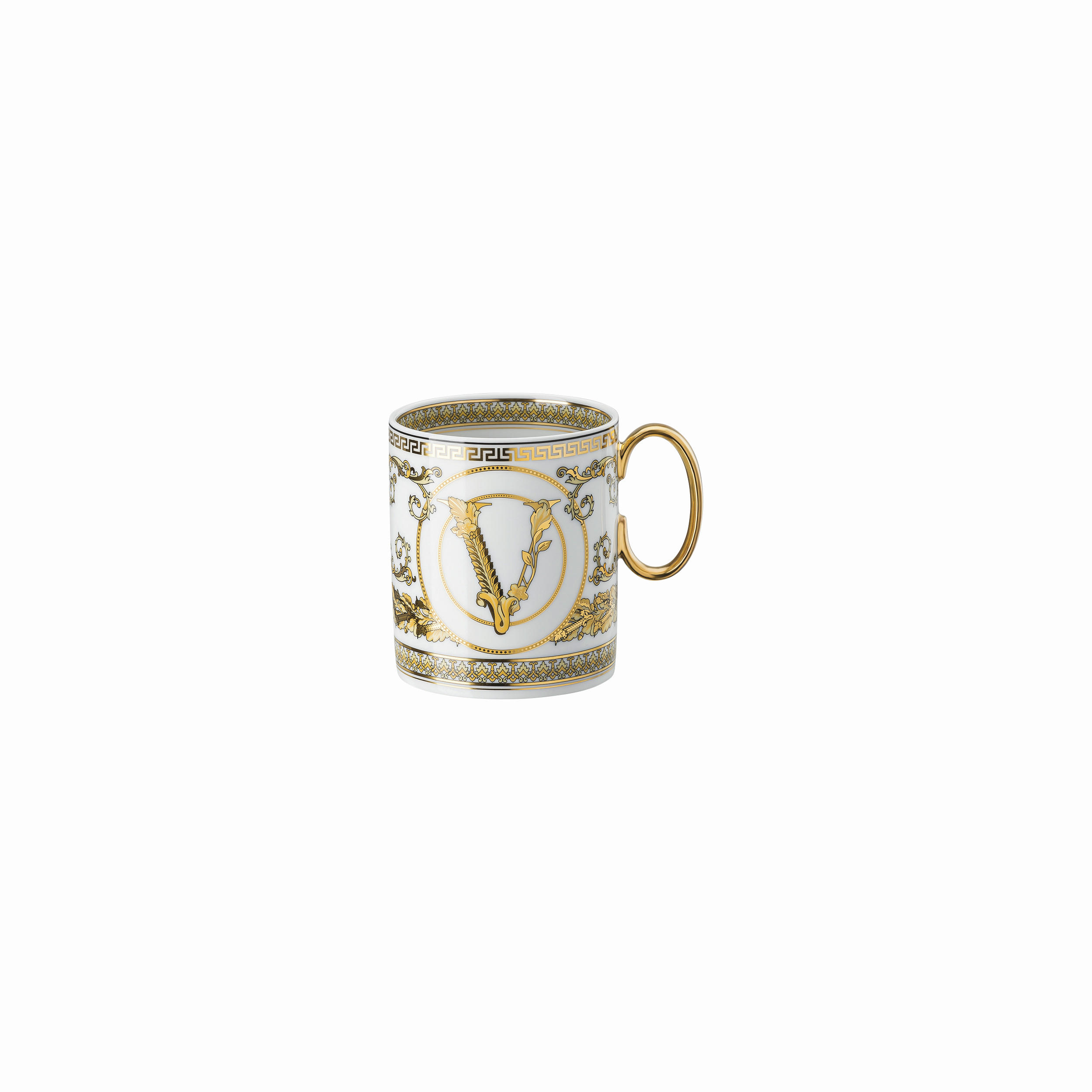 ŠALICA    VITRUS GALA WHITE  - bijela/zlatne boje, Basics, keramika (7/7/10cm) - Versace