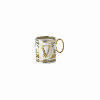 SKODELICA  VITRUS GALA WHITE       - zlate barve/bela, Basics, keramika (300ml) - Versace