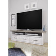 TV-ELEMENT 148/46/43 cm  - Trüffeleichefarben/Graphitfarben, LIFESTYLE, Holzwerkstoff/Metall (148/46/43cm) - Carryhome