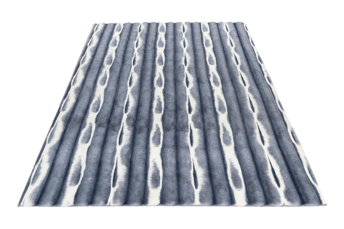 COVOR CU FIR LUNG  My Waves  - albastru, Basics, textil (80/150cm)