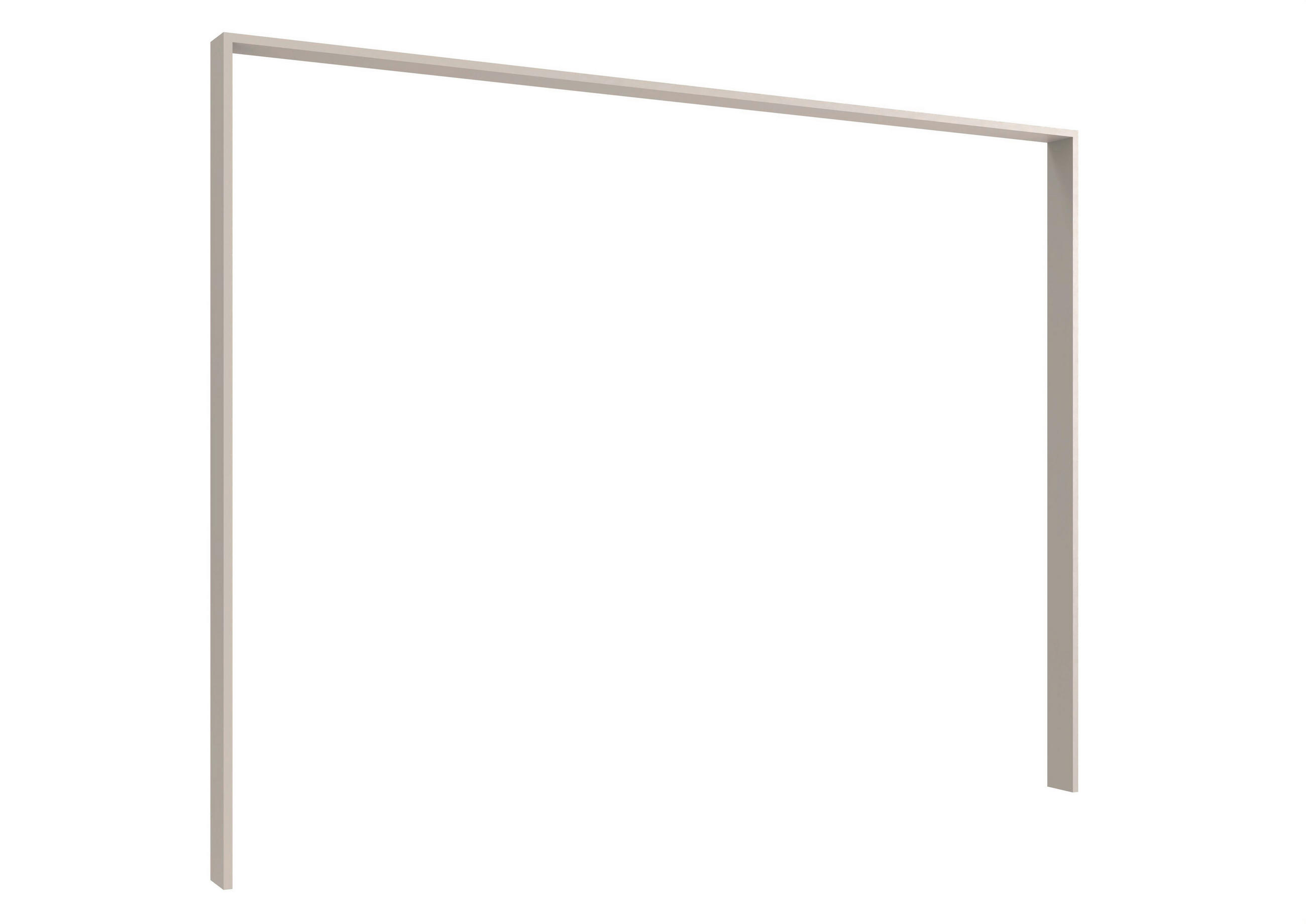 PASSEPARTOUTRAHMEN 273/213/12 cm   - Kaschmir, Modern, Holzwerkstoff (273/213/12cm) - P & B