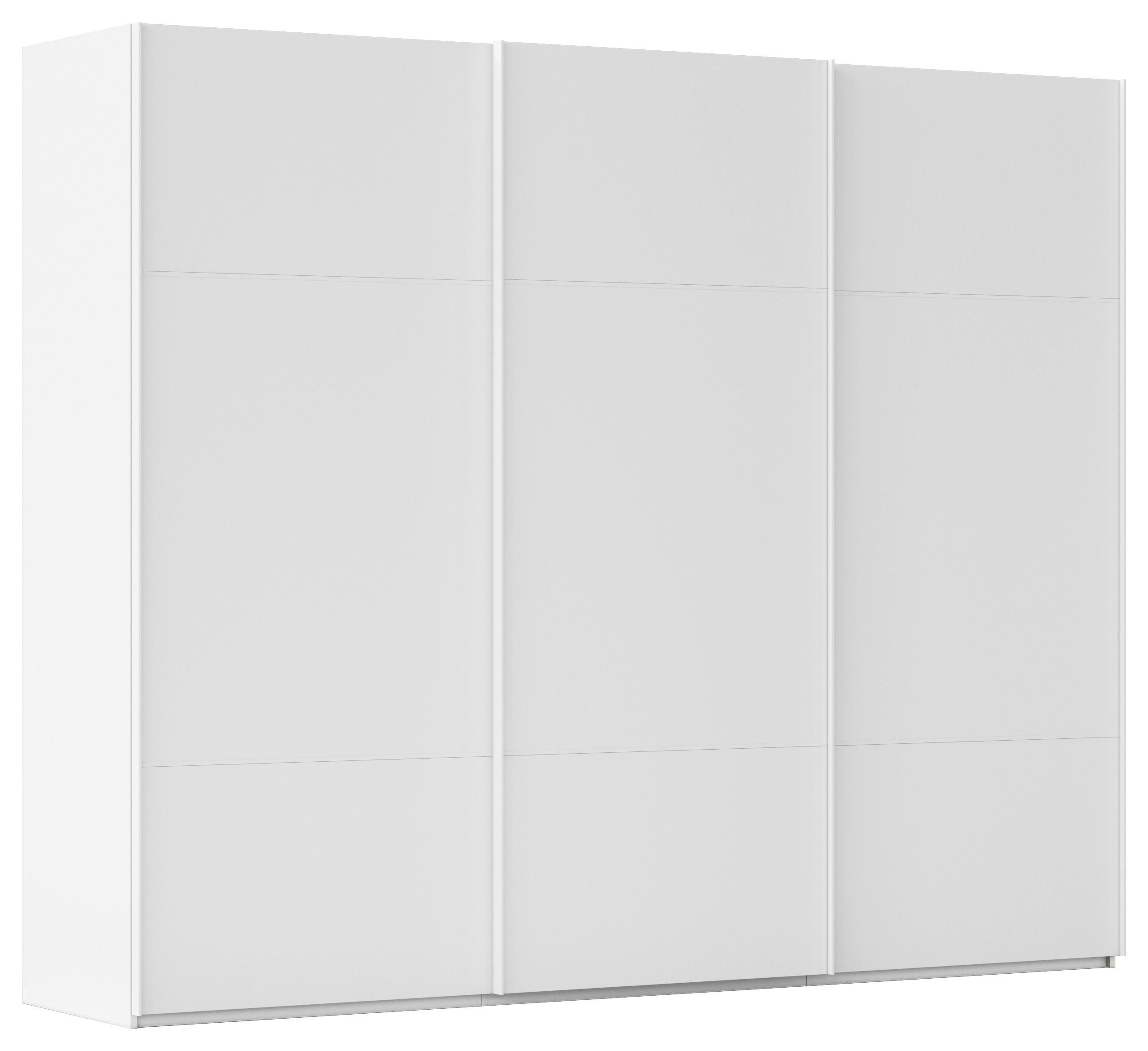 SCHWEBETÜRENSCHRANK in Weiss  - Weiss, Konventionell, Holzwerkstoff/Metall (242/223/68cm) - Novel
