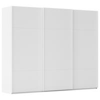 SCHWEBETÜRENSCHRANK 301/223/68 cm 3-türig Weiß  - Weiß, KONVENTIONELL, Holzwerkstoff/Metall (301/223/68cm) - Novel