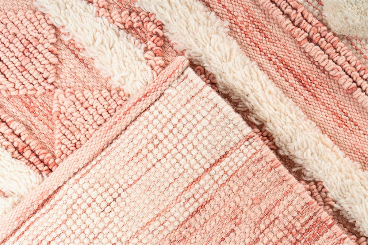 TEPPICH 80/150 cm Bohist 225 Rosa / Creme Rosa  - Rosa, KONVENTIONELL, Textil (80/150cm)
