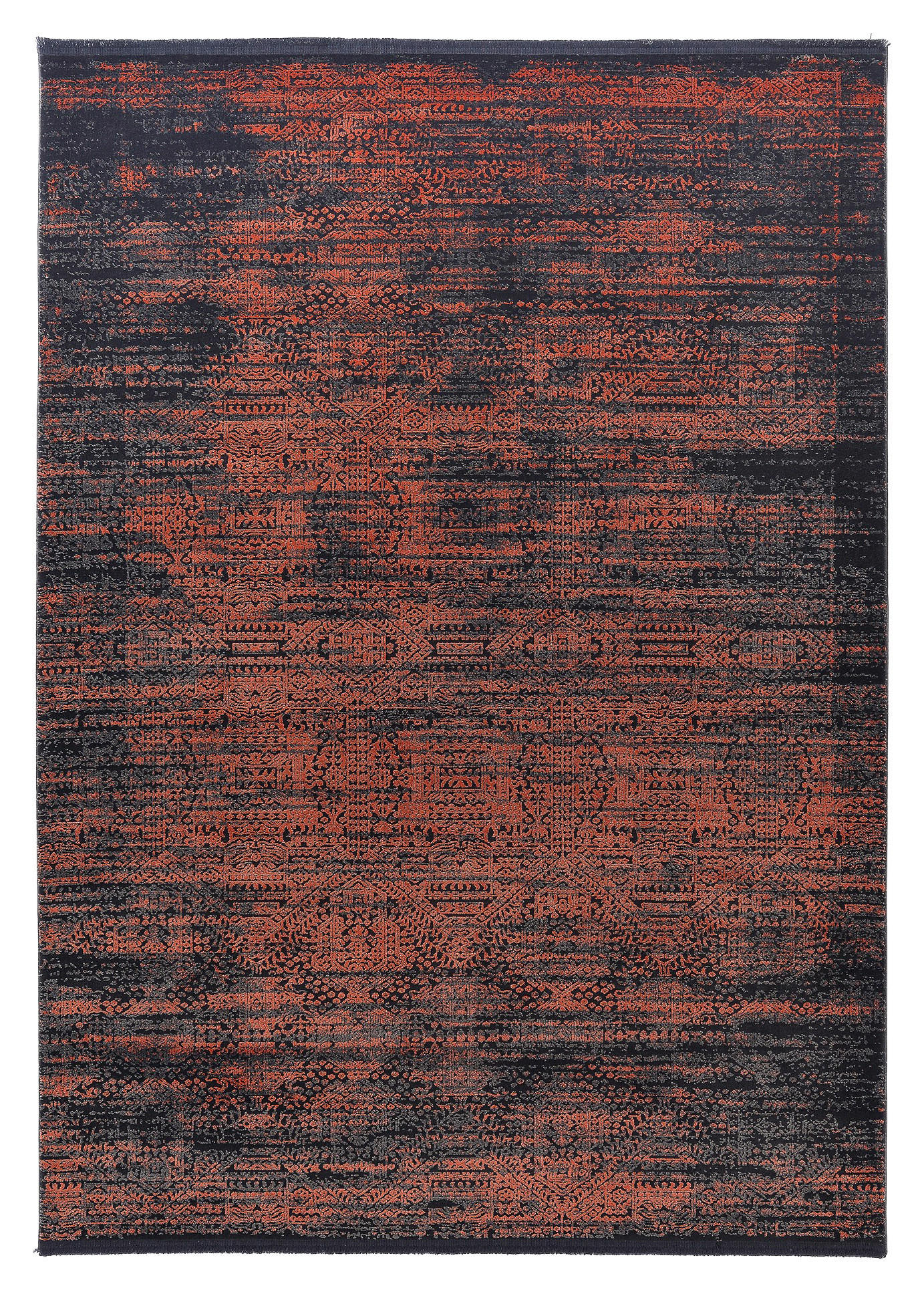 WEBTEPPICH 63/130 cm Rio  - Kupferfarben, Design, Textil (63/130cm) - Dieter Knoll