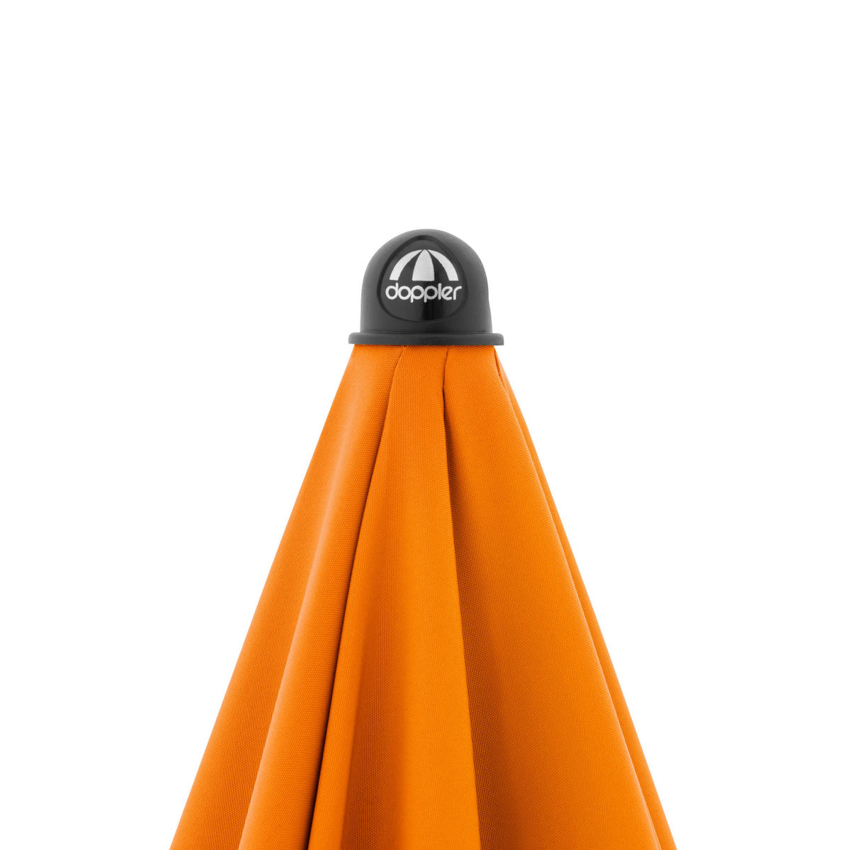 SONNENSCHIRM  200/200 cm  - Anthrazit/Orange, Basics, Textil/Metall (200/200cm) - Doppler