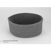 BROTKORB  22/22/10 cm  - Anthrazit, Basics, Textil (22/22/10cm) - Justinus
